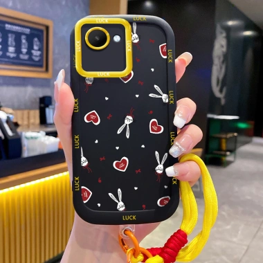 Ốp Lưng Realme C30 C30s Narzo 50i Prime Case Thiết Kế Sáng Tạo, Kèm Lanyard, Bảo Vệ Toàn Diện, Giá 44.600 VND 5