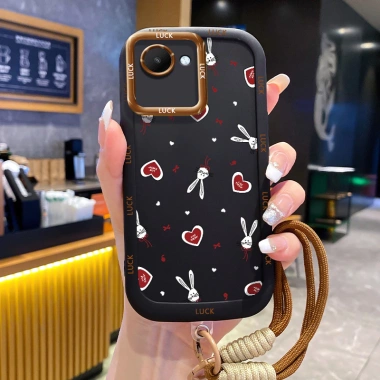 Ốp Lưng Realme C30 C30s Narzo 50i Prime Case Thiết Kế Sáng Tạo, Kèm Lanyard, Bảo Vệ Toàn Diện, Giá 44.600 VND 6