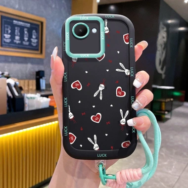 Ốp Lưng Realme C30 C30s Narzo 50i Prime Case Thiết Kế Sáng Tạo, Kèm Lanyard, Bảo Vệ Toàn Diện, Giá 44.600 VND 9