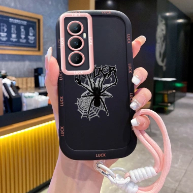 Ốp Lưng Realme C65 Nhện Sáng Tạo Đi Kèm Lanyard - Giá Ưu Đãi 44.600₫ 4