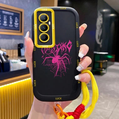 Ốp Lưng Realme C65 Nhện Sáng Tạo Đi Kèm Lanyard - Giá Ưu Đãi 44.600₫ 5