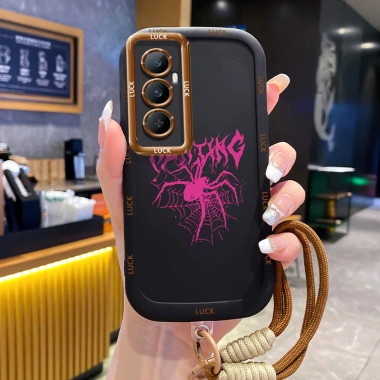 Ốp Lưng Realme C65 Nhện Sáng Tạo Đi Kèm Lanyard - Giá Ưu Đãi 44.600₫ 6