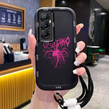 Ốp Lưng Realme C65 Nhện Sáng Tạo Đi Kèm Lanyard - Giá Ưu Đãi 44.600₫ 7