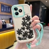 Ốp Lưng Realme & Narzo C53 C51 C51s C35 Note 50 N53 50A Prime - Ảnh Hoa Đen + Lanyard Bảo Vệ Đỉnh Cao 8
