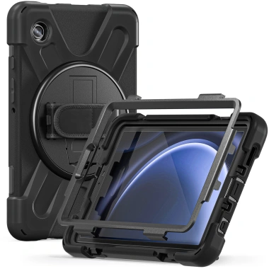 Ốp Lưng Samsung Galaxy Tab A11 2025 – Chống Sốc, Xoay 360°, Cầm Tay & Chân Dựng 10