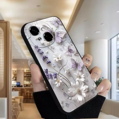 Ốp Lưng Silicon Hoa Bướm Đẹp Cho Tecno Spark 40 Pro, Spark Go 2, Spark 30C 2.024 - Giá chỉ 92.880₫