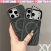 Ốp lưng Thoáng khí và tản nhiệt có giá đỡ ống kính và chức năng sạc từ tính cho iPhone 17 Air 16 15 14 13 Pro Max Plus