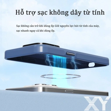 Ốp lưng Thoáng khí và tản nhiệt có giá đỡ ống kính và chức năng sạc từ tính cho iPhone 17 Air 16 15 14 13 Pro Max Plus