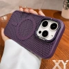 Ốp lưng Thoáng khí và tản nhiệt có giá đỡ ống kính và chức năng sạc từ tính cho iPhone 17 Air 16 15 14 13 Pro Max Plus 6
