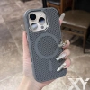 Ốp lưng Thoáng khí và tản nhiệt có giá đỡ ống kính và chức năng sạc từ tính cho iPhone 17 Air 16 15 14 13 Pro Max Plus 8