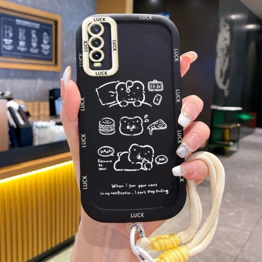Ốp Lưng VIVO Y20, Y20i, Y20s, Y12A, Y12S, Y11s – Case Đáng Yêu Kèm Lanyard