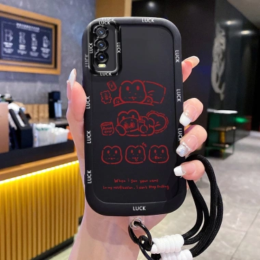 Ốp Lưng VIVO Y20, Y20i, Y20s, Y12A, Y12S, Y11s – Case Đáng Yêu Kèm Lanyard