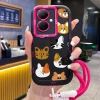 Ốp Lưng VIVO Y78 5G, V29 Lite & Y27 2.023 – Case Mèo Hoạt hình + Lanyard, giá ưu đãi 44.320₫ 3