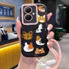 Ốp Lưng VIVO Y78 5G, V29 Lite & Y27 2.023 – Case Mèo Hoạt hình + Lanyard, giá ưu đãi 44.320₫ 4