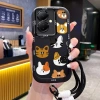 Ốp Lưng VIVO Y78 5G, V29 Lite & Y27 2.023 – Case Mèo Hoạt hình + Lanyard, giá ưu đãi 44.320₫ 8