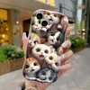 Ốp Lưng VIVO Y91C Y90 Y1s Case Trong suốt dễ thương Mèo Nhỏ Hoạt hình 3