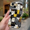 Ốp Lưng VIVO Y91C Y90 Y1s Case Trong suốt dễ thương Mèo Nhỏ Hoạt hình 8