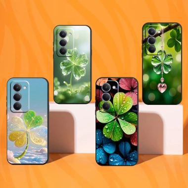 Ốp lưng Xiaomi Redmi 15 hình cỏ bốn lá may mắn - Giá 29.900, khuyến mãi 2