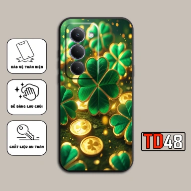Ốp lưng Xiaomi Redmi 15 hình cỏ bốn lá may mắn - Giá 29.900, khuyến mãi 10