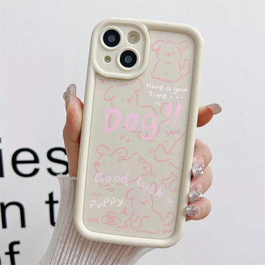 Ốp Mắt Thiên Thần Chống Rơi iPhone 17‑16‑15‑14‑13‑12‑11 Pro/X/XR/XS Max/SE - Họa Tiết Chú Chó - 23.000đ 3