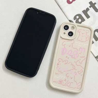 Ốp Mắt Thiên Thần Chống Rơi iPhone 17‑16‑15‑14‑13‑12‑11 Pro/X/XR/XS Max/SE - Họa Tiết Chú Chó - 23.000đ 8
