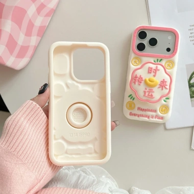 Ốp silicon Good Luck Comes chống sốc cho iPhone 13-17 Pro Max, iPhone 14/14 Plus, bảo vệ mềm, giá 52.920₫ 5