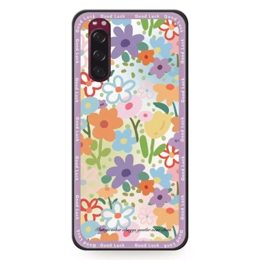 Ốp TPU Hoa Graffiti cho Sony Xperia 5/XZ5 - Chống va đập, thấm nước, vỏ mềm