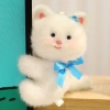 PERRY Máy Tính Búp Bê Trang Trí, Ôm Hình Mô Phỏng Thỏ Sang Trọng Đồ Chơi Nhồi Bông, Hoạt Hình Sáng Tạo PP Cotton Di Động Sang Trọng Búp Bê Máy Tính Kẹp Trẻ Em 10