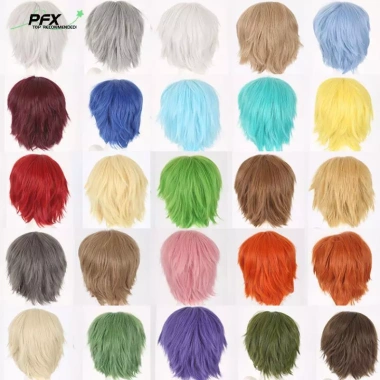 PFX Tóc Giả Nam Cosplay Tự Nhiên, Ngắn, Đa Màu - Chỉ 118.260 VNĐ (Giảm 21%) 6