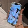 Phim hoạt hình dễ thương 3D Nơ Hello Kitty Cat 2in1 Vỏ điện thoại silicon lỏng cho iPhone 16Promax 16Pro 14 15 Pro Max 13 Vỏ điện thoại di động ngọt ngào nữ tính 9
