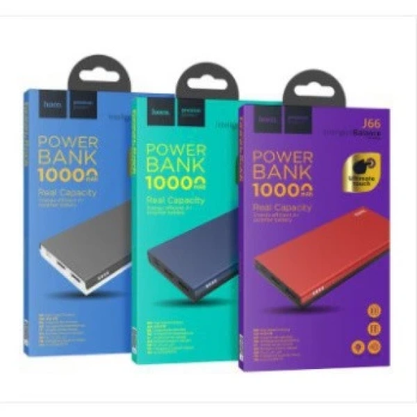 Hình ảnh sản phẩm Pin sạc dự phòng MENJ 10.000mAh J66 – Thiết kế thời trang, chính hãng, bảo hành