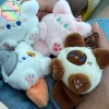 Pufangsuper Kawaii Mềm Thú Nhồi Bông Mèo Nhỏ Đồ Chơi Móc Khóa Sang Trọng Túi Búp Bê Mặt Dây Chuyền Ô Tô Móc Khóa Trẻ Em Sinh Nhật Quà Tặng VN 2