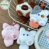 Pufangsuper Kawaii Mềm Thú Nhồi Bông Mèo Nhỏ Đồ Chơi Móc Khóa Sang Trọng Túi Búp Bê Mặt Dây Chuyền Ô Tô Móc Khóa Trẻ Em Sinh Nhật Quà Tặng VN 5
