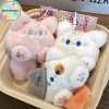 Pufangsuper Kawaii Mềm Thú Nhồi Bông Mèo Nhỏ Đồ Chơi Móc Khóa Sang Trọng Túi Búp Bê Mặt Dây Chuyền Ô Tô Móc Khóa Trẻ Em Sinh Nhật Quà Tặng VN 6