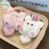 Pufangsuper Kawaii Mềm Thú Nhồi Bông Mèo Nhỏ Đồ Chơi Móc Khóa Sang Trọng Túi Búp Bê Mặt Dây Chuyền Ô Tô Móc Khóa Trẻ Em Sinh Nhật Quà Tặng VN 7