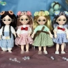 Quần áo búp bê 16-18 cm OB11 – Bộ trang phục bé gái 1/12 váy, phụ kiện, chỉ 55.990 VND 4