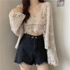 Quần áo chống nắng rỗng ren, áo len dệt kim mỏng, dây treo nữ - Giá ưu đãi 156.600đ 9