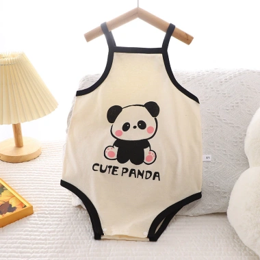 Quần Áo Mùa Hè Trẻ Em Phong Cách Mới Phiên Bản Hàn Quốc Bé Trai Phong Cách Mỏng Bé Gái Sling Quần Đùi # * VIH5 3