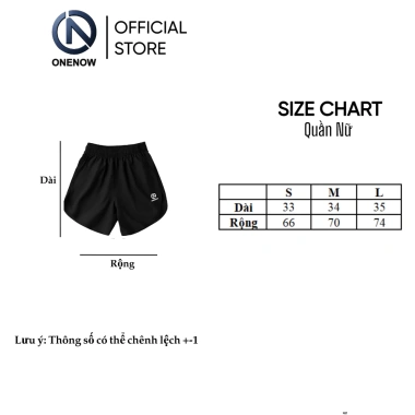 QUẦN ÁO THỂ THAO NỮ 100% POLYESTER ONENOW QUẦN HAI LỚP 6.211.04.F