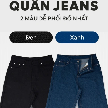 Quần Dài Jeans/Jean Denim Nam Basic - Form Regular - Everyday - Street Fit - Minimal Style 2