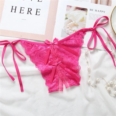 Quần lót nữ xẻ đáy bikini lọt khe sexy cột dây TL017 - Giá 38.000 đồng | Con Gái Store