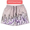 Quần short bóng rổ dáng rộng thương hiệu Mỹ, thiết kế in hình ngọn lửa, thoáng khí và nhanh khô. 5