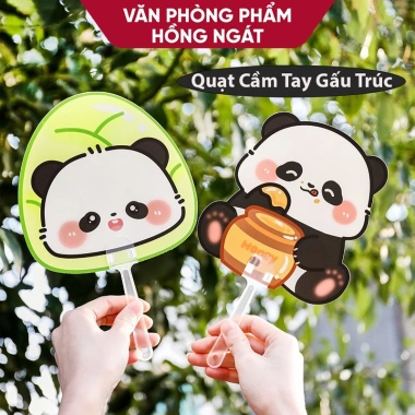 Quạt Cầm Tay Mini Gấu Trúc Panda - Quạt Nhựa Dễ Thương Giảm 21% còn 4900đ 3 Quạt Cầm Tay Mini Gấu Trúc Panda - Quạt Nhựa Dễ Thương Giảm 21% còn 4900đ 3
