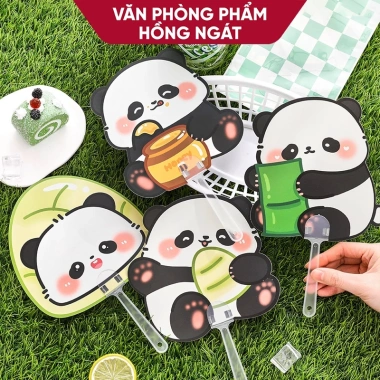 Quạt Cầm Tay Mini Gấu Trúc Panda - Quạt Nhựa Dễ Thương Giảm 21% còn 4900đ 4 Quạt Cầm Tay Mini Gấu Trúc Panda - Quạt Nhựa Dễ Thương Giảm 21% còn 4900đ 4
