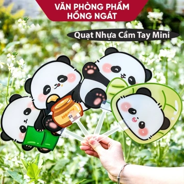 Quạt Cầm Tay Mini Gấu Trúc Panda - Quạt Nhựa Dễ Thương Giảm 21% còn 4900đ 11 Quạt Cầm Tay Mini Gấu Trúc Panda - Quạt Nhựa Dễ Thương Giảm 21% còn 4900đ 11