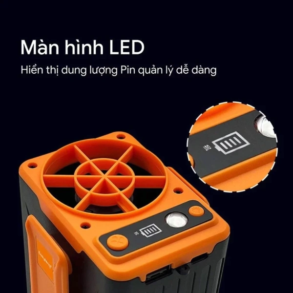 Hình ảnh sản phẩm Quạt Mini Đeo Thắt Lưng F13 Pin 10.000mAh Chạy Liên Tục 15-48h Sạc Dự Phòng Giá Siêu Giảm 217.000đ