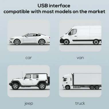 Quạt ngồi ô tô Xiaomi USB, điều chỉnh gió làm mát ghế trước & sau, giá 231.000đ