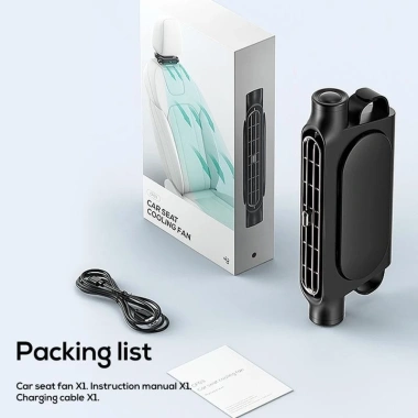 Quạt ngồi ô tô Xiaomi USB, điều chỉnh gió làm mát ghế trước & sau, giá 231.000đ