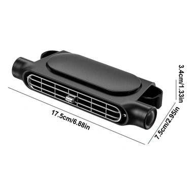 Quạt ngồi ô tô Xiaomi USB, điều chỉnh gió làm mát ghế trước & sau, giá 231.000đ