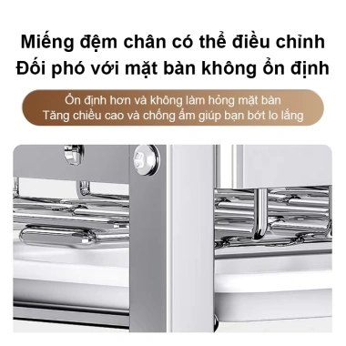 RACK Kệ Đựng Chén Bát Đĩa Inox 304 – Sức chứa lớn, Ổn định mạnh, Giá 299.000₫